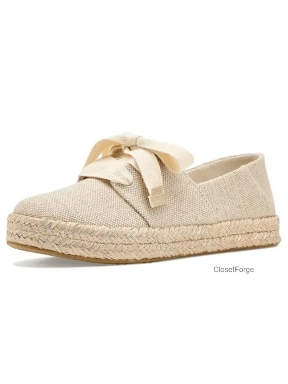 Lace-Up Flatform Espadrilles Canvas Removable Foam Insoles Casual